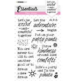 SL-ES-STAMP120 Clear Stamp Let's be weird Essentials nr.120