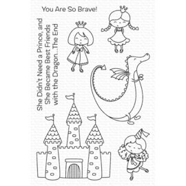 CS652 My Favorite Things Clear Stamps Fairy-Tale Friendship 4"X6"