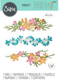 666251 Sizzix Thinlits Die by Olivia Rose Woodland Borders