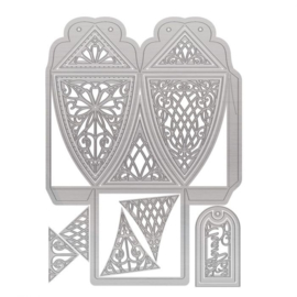 4113E Tonic Studios Dimensions die set Dainty arched edge gift box