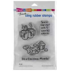 252102 Stampendous Cling Stamp Cookie Christmas