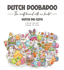 474.007.031  Dutch DooBaDoo Stansjes Voorjaar 33 pcs