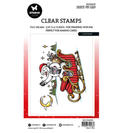 BL-ES-STAMP489 - Snowman By Laurens nr.489