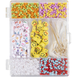 977621 Creativ Company Creatieve Box Sieraden, Regenboogmix, regenboogkleuren