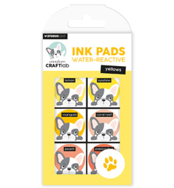 CCL-ES-INKP21 CraftLab Ink Pads Water-reactive yellows Essentials nr.21