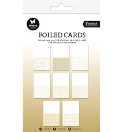 SL-ES-PS35 - Folded cards gold foil Essentials nr.35