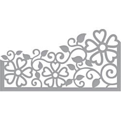 S4914 Spellbinders Shapeabilities Dies Side Floral Panel