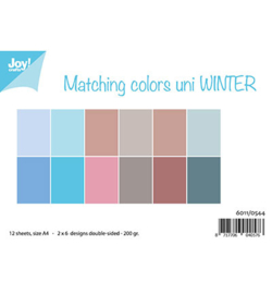 6011/0544 Matching Colors Uni Winter Papier Set A4