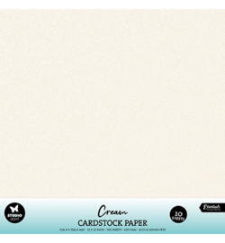 SL-CO-PS47 StudioLight SL Paper Set Cardstock Cream 250 gsm Essentials nr.47