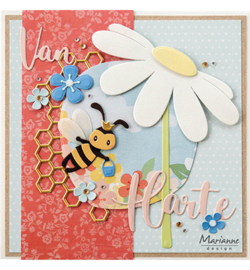 CR1579 Marianne Design Craftables Art texture Honeycomb