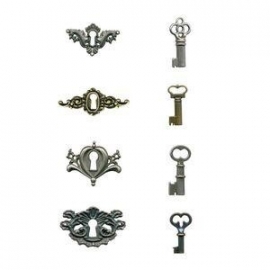 ADTH92822 Tim Holtz Locket Keys