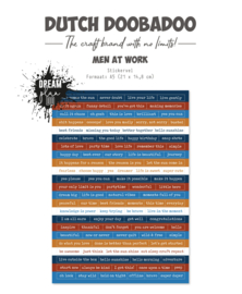 491.200.032 Dutch Doobadoo DDBD Dutch Sticker Art A5 Men at work