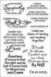 477353 Stampendous Clear Stamps Sincere Sentiments