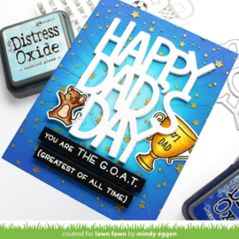 LF2885 Lawn Cuts Custom Craft Die Giant Happy Dad's Day