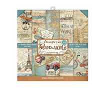 SBBS12 Stamperia Around the World 8x8 Inch Paper Pack