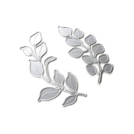 EC2045 Elizabeth Craft Metal Die Elegant Leaves 1