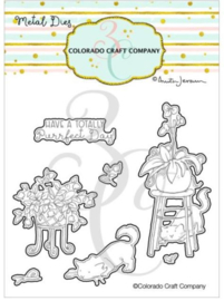 C3AJ546D Colorado Craft Company Metal Die Set Keep Growing-By Anita Jeram