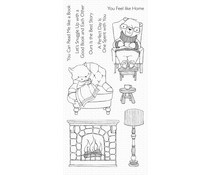 SY-15 My Favorite Things Cozy Companions Clear Stamps