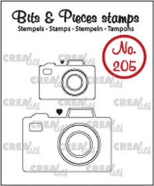 130505/0205 Crealies Clearstamp Bits&Pieces 2x camera