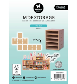SL-ES-MDF19 - Storage Half Box Drawer Essentials Tools nr.19