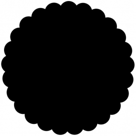 271034 Clever Lever Mega Craft Punch Scalloped Circle