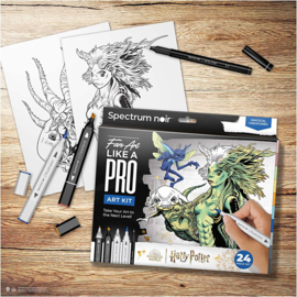 981008 Creativ Company Hobbyset Illustratie, Harry Potter: magische wezens , diverse kleuren