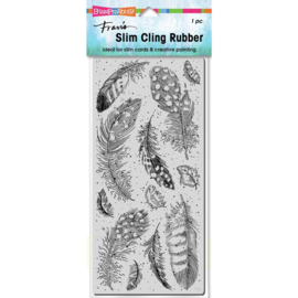 654025 Stampendous Cling Stamp Slim Feathers