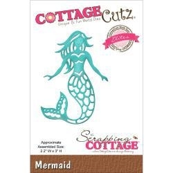 452584 CottageCutz Elites Die Mermaid 2.2"X3"