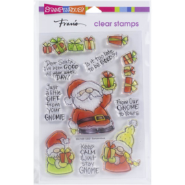 SSC1409 Stampendous Perfectly Clear Stamps Santa Frame