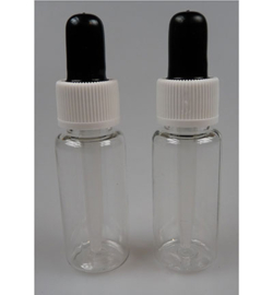 Flesjes met pipet 20ml, 2 stuks