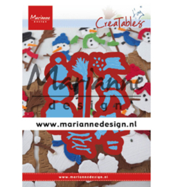 LR0631 Marianne Design Tiny's Frosty snowmen