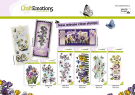 130501/4103 CraftEmotions clearstamps Slimline Paastak