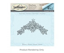 SBS-078 Spellbinders Flower Swag 2 Stamp