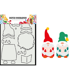 470.784.144 Dutch DooBaDoo Card Art Built up Caroling Gnome