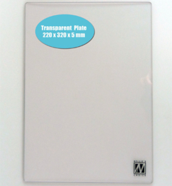 Transparent spare plate for PowerBoss