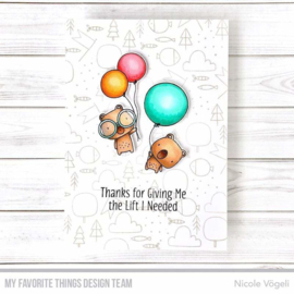 CS514 My Favorite Things Clear Stamps Partners in Adventure 6"X8"