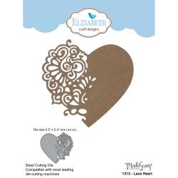 EC1313 Elizabeth Craft Metal Die By ModaScrap Designs Lace Heart