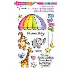 529584 Stampendous Perfectly Clear Stamps Animal Mobile
