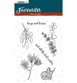 STAMPSL504 Studio Light Clear Stamp Winter's Favourites nr.504