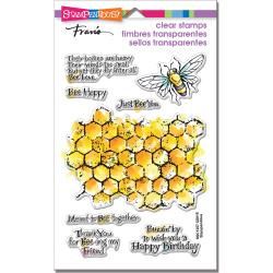 247868 Stampendous Perfectly Clear Stamps Honeycomb Wishes 7.25"X 4.625"