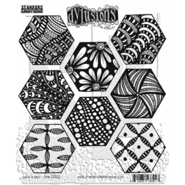 DYRC 10002 Dyan Reaveley's Dylusions Cling Stamp Build A Quilt