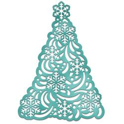 088368 CottageCutz Elites Dies Snowflake Tree 2.9"X4"