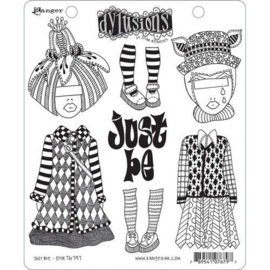 DYR76797 Ranger Dylusions Cling Stamp Set Just Be