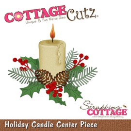 CC-1229 CottageCutz Holiday Candle Center Piece