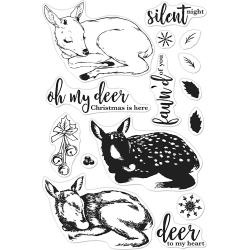 520923 Hero Arts Clear Stamps Color Layering Fawn 4"X6"