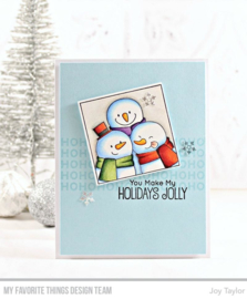 BG-110 My Favorite Things Ho Ho Ho Background Stamp