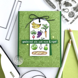 687405 Hero Arts Clear Stamps Farmer's Market Icons 3"X4"