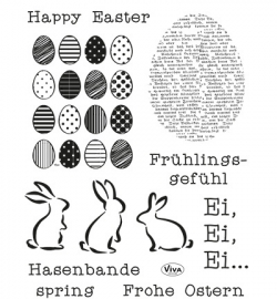 4003.144.00  Viva Clear Stamps Frohe Ostern