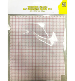 Template sheets 50 pcs/bloc 230x193,7mm for Stampingbuddy-Pro