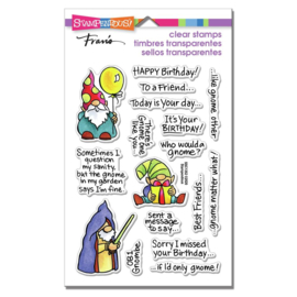 628802 Stampendous Perfectly Clear Stamps Gnome Sayings